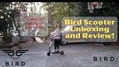 Bird Es1 300 Electric Scooter Review Bird Es1 300 Electric Scooter Unboxing And Setup Diy Video Bird Scooter Birdscooter Setup Youtube