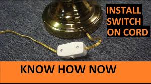 Easy way to install a touch dimmer in your own lampworks with all halogen and some led lightsonly posible when your lamp have a metal frame or metal partsl. How To Install A Switch On A Lamp Cord Youtube
