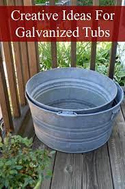 Well you're in luck, because here they come. Creative Ideas For Galvanized Tubs Exquisitely Unremarkable