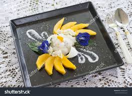 Download our food google slides themes and powerpoint templates to create yummy presentations and delight your audience free easy to edit.put your ideas into practice and present a project on sustainable agriculture by using this green template. Food Presentation Ideas Of Mango And Sticky Royalty Free Stock Photo 439882072 Avopix Com