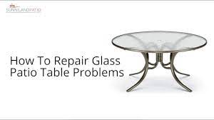 Glass table tops phoenix area by w&g pros. How To Repair Glass Patio Table Problems Youtube