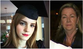 Emma Watson levou guarda-costas em formatura