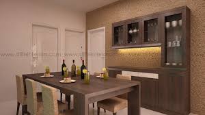 Crockery Shelf For Dining Room Interiors In Kerala Bangalore Crockery Unit Design Dining Room Interiors Hall Interior Design