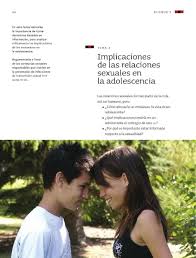 Juegos de ciencias naturales url. Implicaciones De Las Relaciones Sexuales En La Adolescencia Bloque I Tema 3 Apoyo Primaria