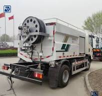 HOWO Fecal Suction Truck High Pressure Washing Heavy Duty Truck Vacuum  Sewer Cleaner Flushing Vehicle Sewage Suction Tank Fecal Sludge Truck HOWO  Vacuum Truck