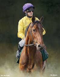 Sea The Stars And Mick Kinane Limited Edition Horse Racing Print By Sean Mcmahon Horses Horse Oil Painting Canine Art
