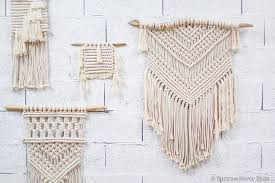 We Are Family Tenture Tissee Art Macrame Tentures Murales En Macrame