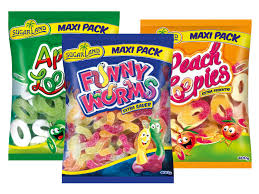 Desde 1975, trolli es especialista de las más locas y originales creaciones de caramelos de goma. Sugarland Apfelringe Saure Wurmer Pfirsichringe Lidl De