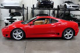 360 modena (4) 360 spider (6. Used 2003 Ferrari 360 Modena For Sale 88 995 San Francisco Sports Cars Stock C202050
