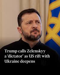 The US president hit out at his Ukrainian counterpart hours after Volodymyr  Zelenskyy accused Donald Trump of living in a 'disinformation bubble' and  disputed his $500bn bill for aid to Kyiv. https://on.ft.com/418ofR0