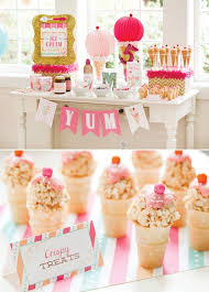 And if you like this, check out this easy idea for mini ice cream sandwich pops. Ice Cream Shoppe Birthday Party Theme For Pottery Barn Kids Hostess With The Mostess Ice Cream Birthday Party Ice Cream Party Ice Cream Birthday