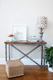 How to paint table legs: Painting Wood To Look Like Metal Bower Power