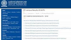 Professional courses, offcampus results ug & pg , professional courses (pgcss) . Mg University Cbcss Ba Bcom Bsc Exam Result 2021 Mg University Off Campus