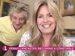 She is famous from her real name: Rod Stewart Crashes Wife Penny Lancaster S Lorraine Interview On Crutches After Ankle Surgery The Independent
