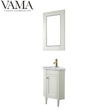 Completely transform an ordinary bathroom into a simple yet elegant retreat with this gorgeous travertine top vanity. China Vama 22 Inch Small Size Modern Corner Bathroom Vanity With Triangle Basin 19715g China Corner Bathroom Vanity Modern Bathroom Vanity
