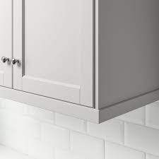 The look is complemented with display cabinetry, tactile jute rugs. Lerhyttan Deco Strip Contoured Edge Light Gray Ikea