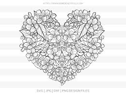 Free Free Flower Heart Svg 14 SVG PNG EPS DXF File
