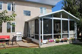 High Quality Maintenance Free Glastar Sunrooms Winnipeg Glastar Sunrooms By Sunshade Stone House Plans Small Sunroom Sunroom Exterior