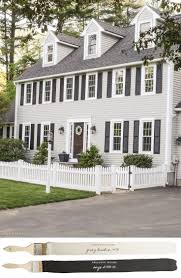 Maybe you would like to learn more about one of these? New England Farmhouse Neutral Paint Color Scheme Gray Huskie Painted Exterior Haus Malen Aussen Bauernhaus Aussenbereich Aussenwandfarbe