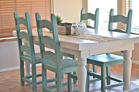 dining room table makeover