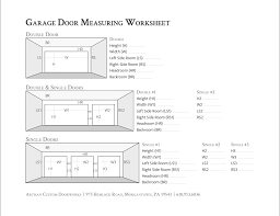 Garage door sizes and standard garage doors dimensions chart. Garage Door Measurements How To Get Them In 4 Steps Artisan