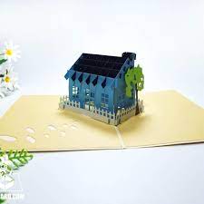 Explore tweets of card design house @carddesignhouse on twitter. 3d New Design Blue House Warming Pop Up Card Laser Cutting Invitation Card Buy Pop Up Card 3d Pop Up Card Greeting Card Product On Alibaba Com