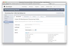 Using The Ios Provisioning Portal Learning Ipad Programming Provisioning Your Ipad Informit