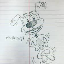 Tgif It S Friday Doodle Cartoon Drawing Pencil Sketch Fridaymood Dogs Of Instagram Dog Drawings Doodles Cartoon