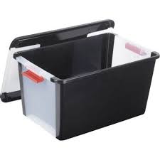 Boite De Rangement B Box En Plastique L 55 X P 35 X H 28 Cm 40 L Boite De Rangement Rangement Boite
