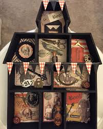 Haunted House Mixed Media Kit By Recollections Diy 42 Pieces Plus I Added More And Painted It Bla Halloween Kit Halloween Shadow Box Halloween House Decoration