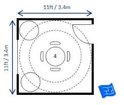 Dining Room Size Dining Room Furniture Layout Small Room Design Dining Table Sizes