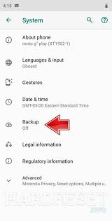 Here you can unlock your motorola one power android mobile when you forgot password or pattern lock or pin. How To Set Up Backup Settings In Motorola One Power How To Hardreset Info