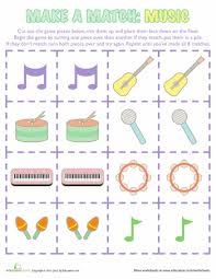 There are many learning benefits of music games for young start the music and ask them to draw what they are hearing. Music Memory Game Worksheet Education Com Kindergarten Music Preschool Music Theme Music Worksheets
