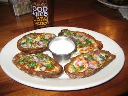 Wood Ranch Bbq Chicken Potato Skins Chicken Potatoes Holiday Cooking Food