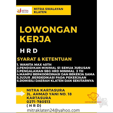 Jika kamu memang berminat bekerja di perusahaan retail tersebut, saat ini alfamart branch klaten sedang membuka lowongan kerja. Lowongan Kerja Hrd Mitra Swalayan Klaten Info Loker Solo