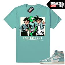 Skate x dragon ball z men's shadow trunk short sleeve t shirt. Jordan 1 Dragon Ball Z Paid In Full Jordan Shirts And Apparel