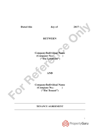 Why do we need to stamp the tenancy as for the tenancy agreement stamp duty, the amount you have to pay is depending on yearly rental 2. Tenancy Agreement Sample Pdf Leasehold Estate Landlord
