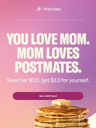 Send up to $1,000 with the suggestion to use it at postmates. Postmates Gift Cards Are Perfect For Mother S Day Milled