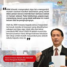 Datuk dr noor hisham abdullah, director general. Noor Hisham Abdullah On Twitter Covid19 Marie Curie Once Said I Quote Nothing In Life Is To Be Feared It Is Only To Be Understood Now Is The Time To Understand More