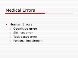 Image result for Medical Cognitive Error