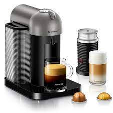 Use an aeroccino and a frother to make hot frothed milk. Vertuo Titan Bundle Vertuo Coffee Maker Milk Frother Nespresso Usa
