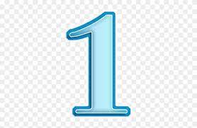 numbers light blue number 1 free transparent png clipart images download