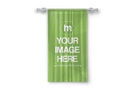 How S It Hanging Online Mockup Template Featuring A Tall Hanging Vertical Flag On A Metal Post An Isolated Flag On White Back Mockup Generator Mockup Hanging