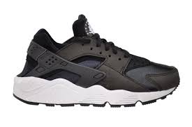 Nike Womens Air Huarache Run Running Shoe Black White Size 10 Us