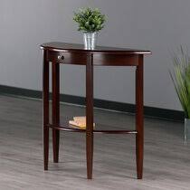 Please report damage within 48 hours from the signature date, time or the claim will not stand and we will not be. Half Moon Small Under 42 In Console Tables You Ll Love In 2021 Wayfair
