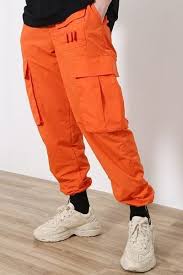 Black And Orange Cargo Pants Orange Cargos V2 Coppingzone Orange Outfit Orange Pants Outfit Aesthetic Clothes