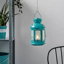 Rotera Lantern For Tealight Indoor Outdoor Turquoise 8 21 Cm In 2020 Tea Lights Block Candles Indoor