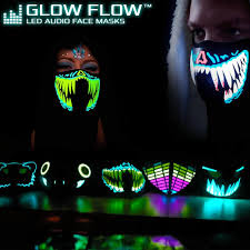 Musical Light Up Face Masks Light Up Face Mask Light Up Light Music