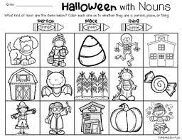 They are also called group nouns. Halloween Nouns Person Place Thing Color The Picture Tpt