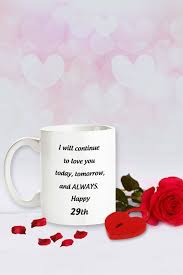 29th Wedding Anniversary 29th Anniversary Gift For Her 29 Years Birthday Gift For Wife 29th Anniversary Mug For Women 29 Years Jubilee Romantic Anniversary Gifts 28th Anniversary Gifts 25 Wedding Anniversary Gifts